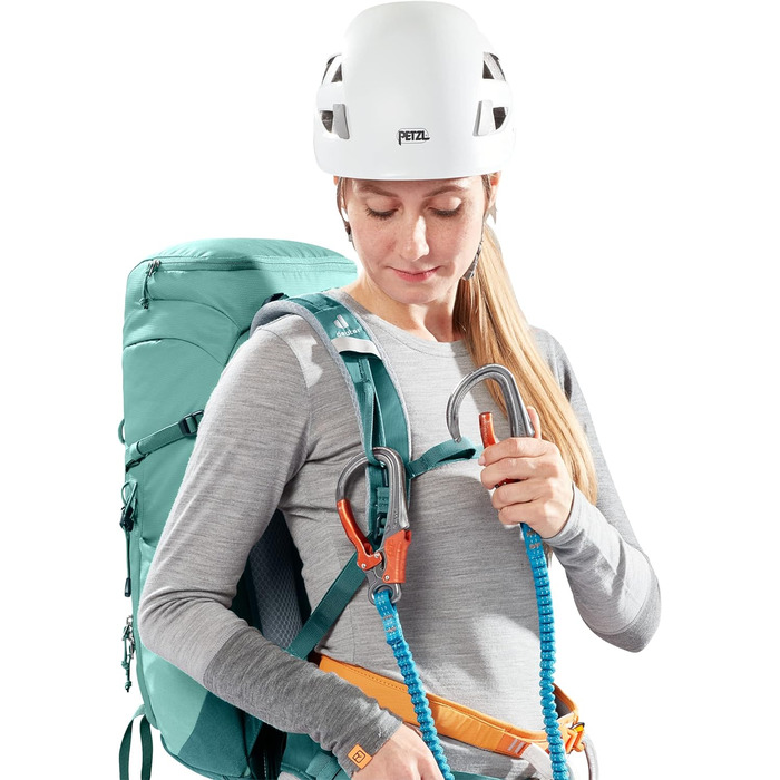 Жіночий туристичний рюкзак Deuter Trail 22 SL, 22 л, Glacier-deepsea для походів та скелелазіння