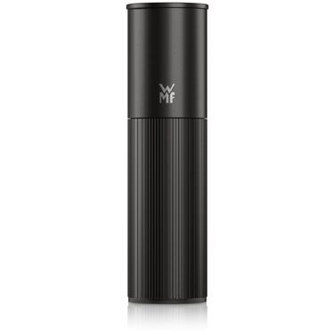 Млинок для спецій WMF Signature Pro (сіль та перець) з керамічним жерновами, регулюванням помолу та магнітною кришкою, нержавіюча сталь, чорний