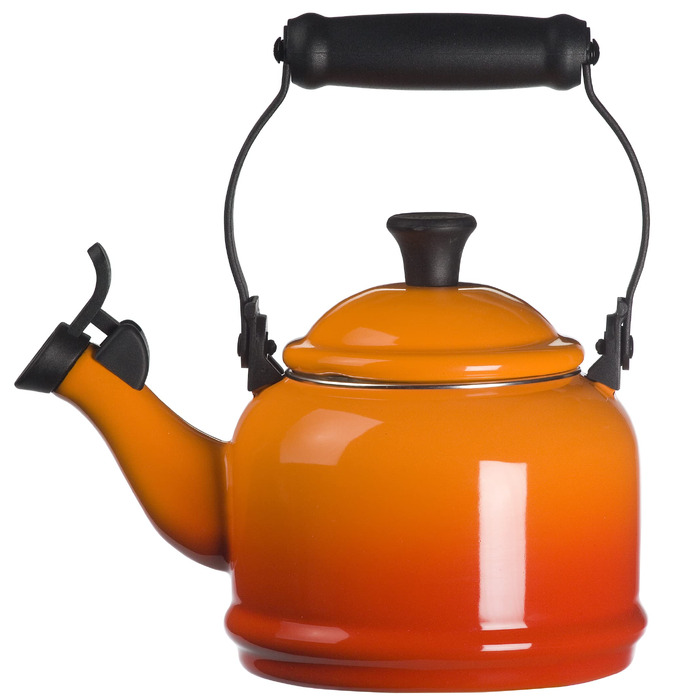 Емальований чайник Le Creuset Demi з вугільної сталі, 1.1 л, колір Oven Red (червоний)