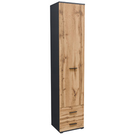 Стелаж Matkam 40 x 180 x 34 см, дуб вотан/графіт