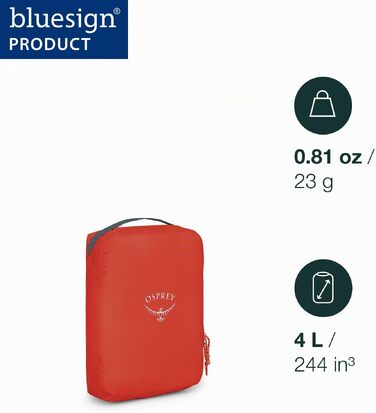 Органайзер для одягу Osprey Ultralight Pack Cube, середній (4L), Mars Orange