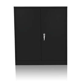 Шафа для документів COLOR AS, 105 x 90 x 40 см, металева, чорна, hjh OFFICE