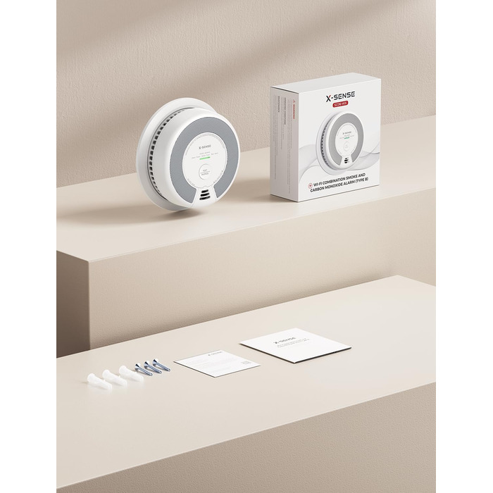 X-Sense Детектор диму та CO з Wi-Fi, 2-в-1, SC06-WX, 1 шт.