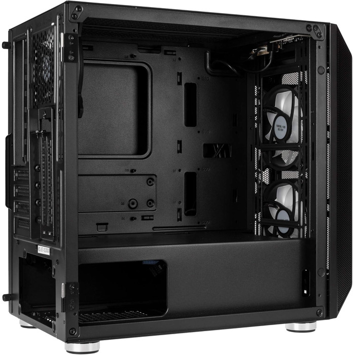 Корпус для ПК KOLINK Citadel Mesh RGB Micro-ATX, скляна панель, чорний, прозоре бічне вікно, компактний корпус для комп'ютера