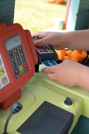Дитячий ігровий будиночок Smoby Life Chef з кухнею та прилавком (124x132x135 см) - вуличний, з переробленого пластику, для дітей від 2 років