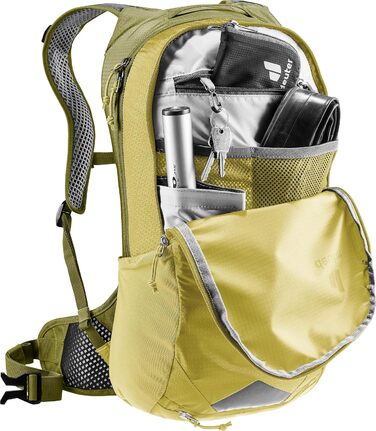 Велосипедний рюкзак Deuter Race Air 10 л, Linden-cactus, вентиляція спини