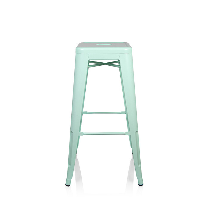 Барний стілець VANTAGGIO HIGH BRUSH, пастельно-зелений матовий, серія OFFICE