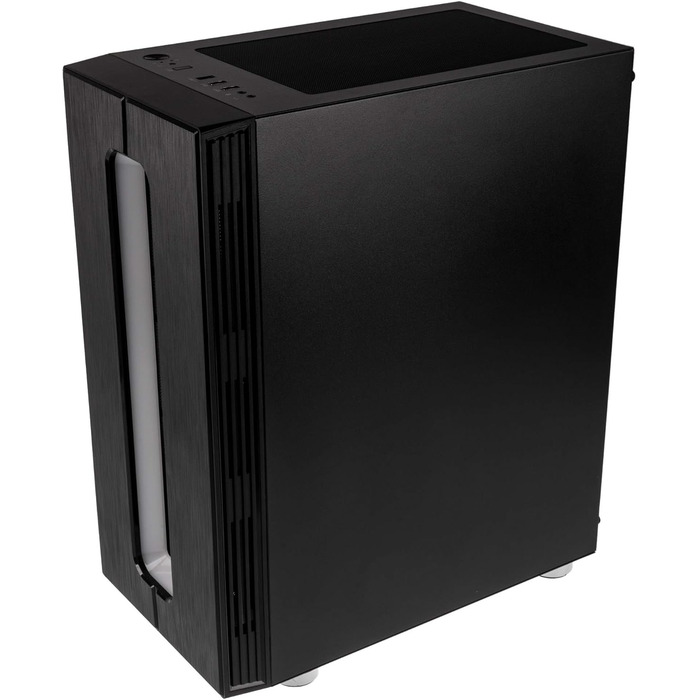KOLINK Nimbus Midi-Tower ATX RGB комп'ютерний корпус чорний, корпус для ПК з підсвіткою, підтримка водяного охолодження