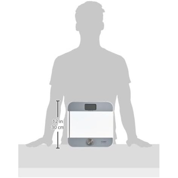 Ваги для тіла CASO Body Energy Ecostyle, батарейок не потрібно, скляна поверхня, до 180 кг, точність 100 г, дизайнерські електронні ваги