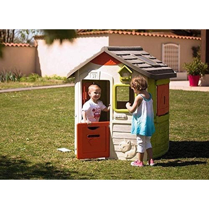 Дитячий будиночок Smoby Neo Friends Haus – для хлопчиків та дівчаток від 3 років, з кухнею, розширюваний, для вулиці та дому
