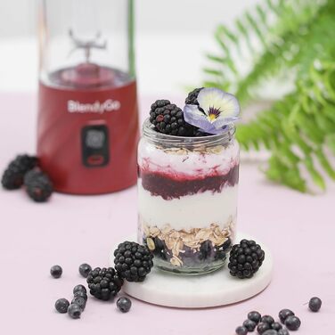 Портативний блендер BlendyGo 3 для смузі, 550 мл, USB, BPA-free, PulseMotion & BlendPro, фласково-зелений
