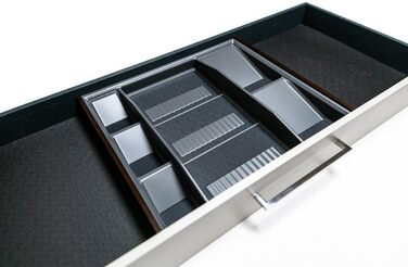 Лоток для спецій Lana Solution для шухляд 70-120 см, 473,5x530 мм, сріблястий