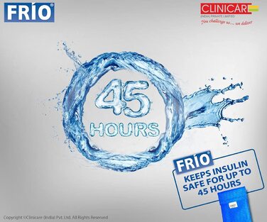 FRIO охолоджуючий чохол для інсулінової ручки, 18x6,5 см, фіолетовий, для діабетиків, переносна сумка для інсуліну, не потребує акумуляторів чи електрики, охолоджується водою, багаторазова