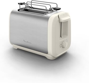 Тостер Moulinex LT261D Subito з 2 слотами, 850 Вт, червоно-чорний - для хліба та булочок