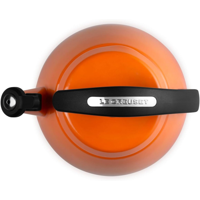 Емальований ковш Le Creuset з кришкою, 2.2 л, колір Flame (вогняний)