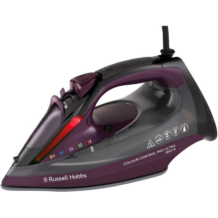 Праска парова Russell Hobbs 2800 Вт з керамічною підошвою, антикальцевим захистом та функцією самоочищення