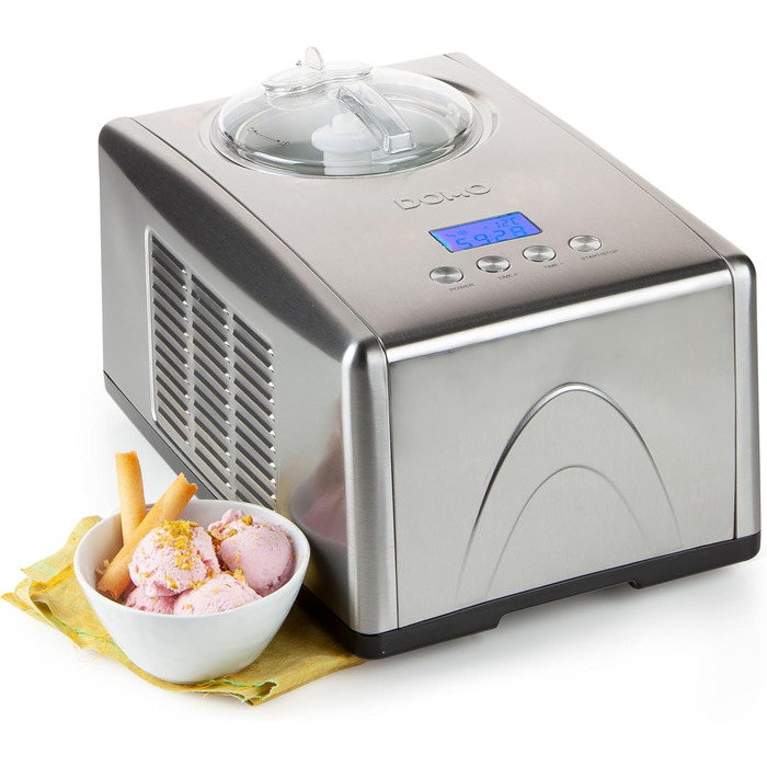 Машина для приготування морозива DOMO DO9066I – 1,5 л, з компресором