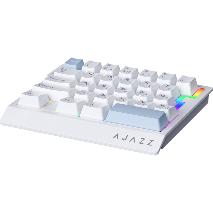 Дротова магнітна клавіатура Ajazz AK029 Ice lsland Magnetic Switch (AK029-I-WB)