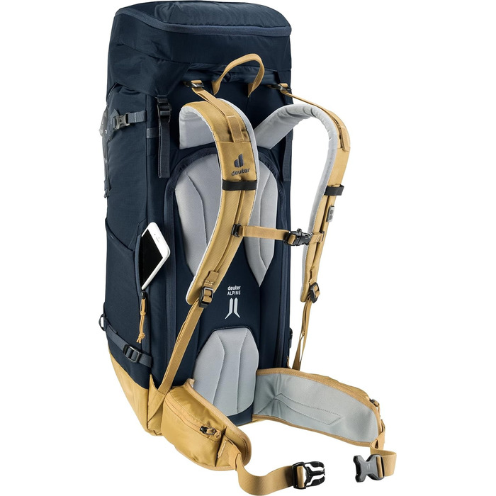 Туристичний рюкзак Deuter Rise 34+ L для снігоступів, інк-карамель