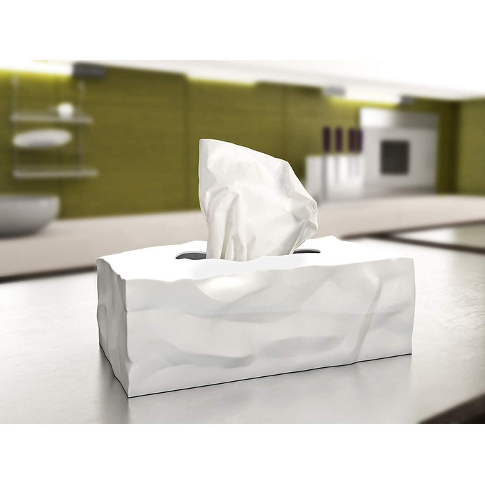 Диспенсер для косметичних серветок Essey Wipy Cube 8,2х14х26 см білий