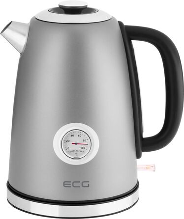 Електрочайник ECG RK 1700 Magnifica антрацит, 1,7 л, 1850–2200 Вт