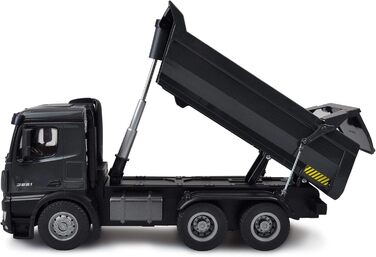 Модель самоскида Mercedes-Benz Kipper PRO Metall V2 2.4GHz сірий - RTR