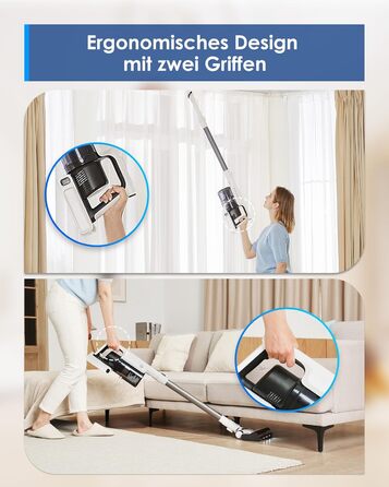 Бездротовий пилосос Tineco A30S 160W, 20000 Па, 60 хв, ручний, 1 л контейнер, ZeroTangle щітка, для підлоги, килимів, шерсті тварин