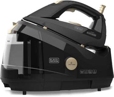 Парова праска-станція BLACK+DECKER BXIR2403E, 2400 Вт, чорна, резервуар 2 л