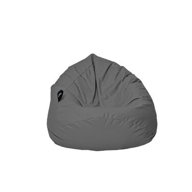 Мішок-крісло Beanbag MILLINDABAG Kastanie краплеподібний для дітей, підлітків та дорослих, антрацит, XL 77 см - для дому та вулиці, вже наповнений