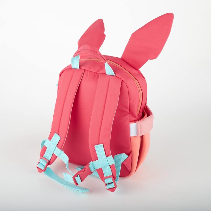 Дитячий рюкзак sigikid для садочка, легкий, міцний, 5,2 л, для дітей 2-5 років, різнокольоровий (зайчик/рожевий), для дитсадка, прогулянок та поїздок