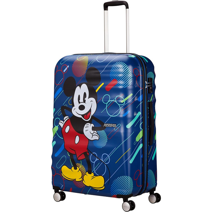 Валіза American Tourister Wavebreaker Disney Spinner 77 см 96 л Міккі Маус мультиколор