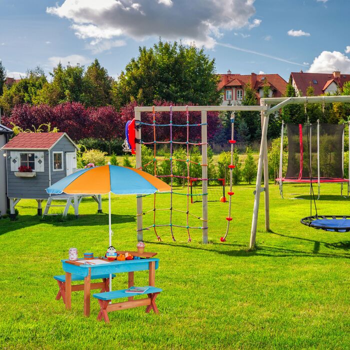 Дитячий садовий набір Relaxdays з парасолькою
