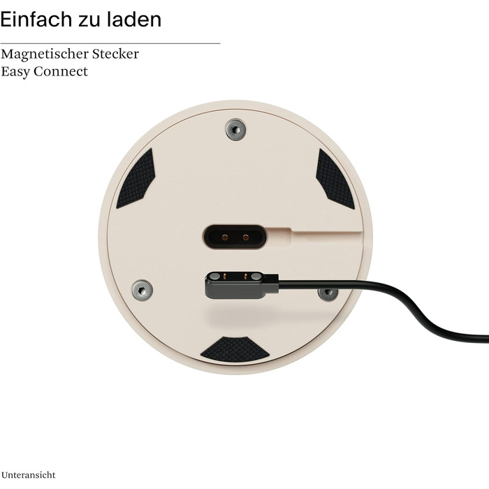 Настільна LED-лампа SIGOR Nudrop, акумуляторна, діммер, IP54, 29,2 см, для дому та вулиці, 12 годин, бежева