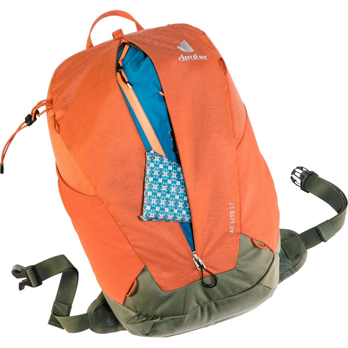 Унісекс туристичний рюкзак Deuter AC Lite 17 л, паприка-хакі