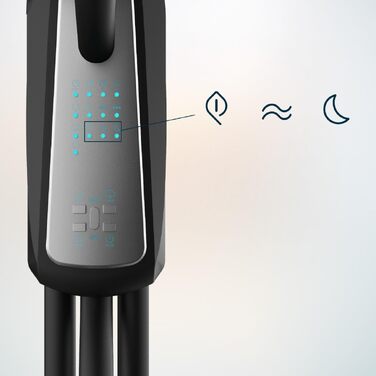 Вентилятор Cecotec EnergySilence 90 Вт з таймером та зволожувачем, 40 см, 3 швидкості, 2.8 л, мідний двигун, пульт ДУ