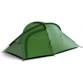 Намет Husky Zelt Extreme Light Bronder 4, зелений, ультралегкий, для 4 осіб, туристичний