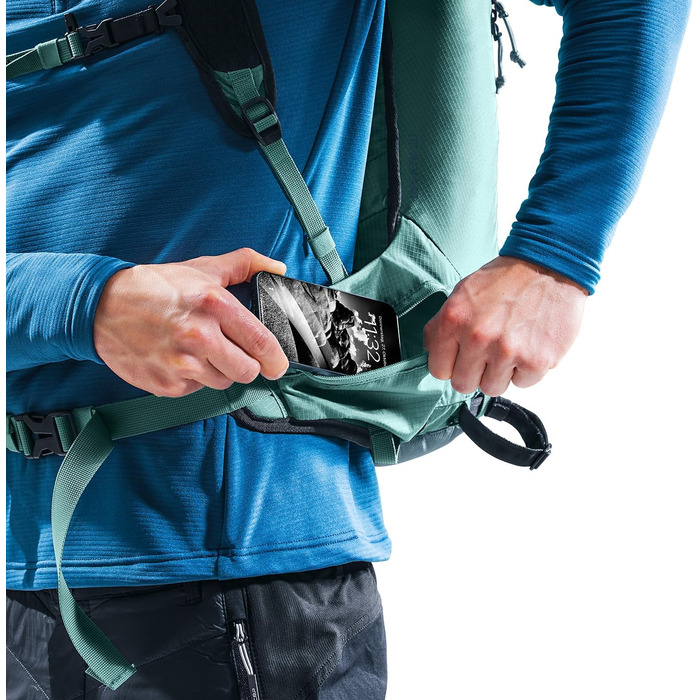 Рюкзак для лижних турів Deuter Updays 20 л, легкий, Atlantic-glacier