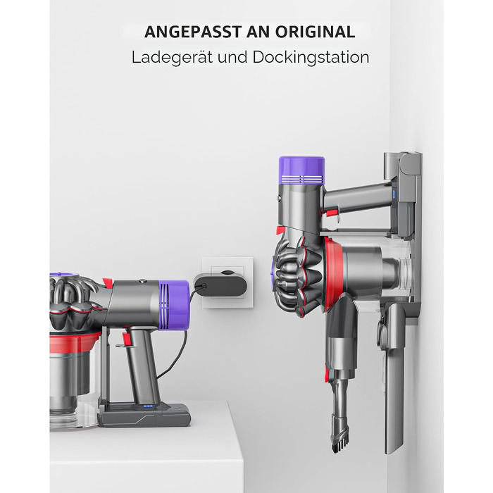 Акумулятор Morpilot V8 8000mAh для пилососів Dyson V8 Absolute Animal Motorhead Exclusive Fluffy, замінна батарея з 3 фільтрами