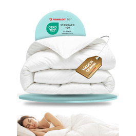 Всесезонна ковдра BEFA NATUR Primaloft Bio 240x220 см, веганська альтернатива пуху, мікроволокно, 1220г, Oeko-TEX Standard 100, Made in Germany