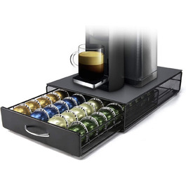 Металевий тримач для капсул Nespresso VertuoLine HiveNets, органайзер-шухляда на 40 капсул