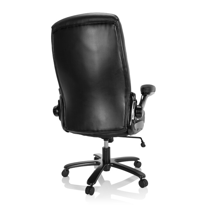 Надміцне крісло / офісне крісло INSTRUCTOR III XXL Шкіра чорна hjh OFFICE