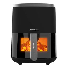 Аерофритюрниця Cecotec Cecofry Fantastik Window 4000, 4 л, з вікном, 1400 Вт, сенсорне керування, 9 програм, чорна