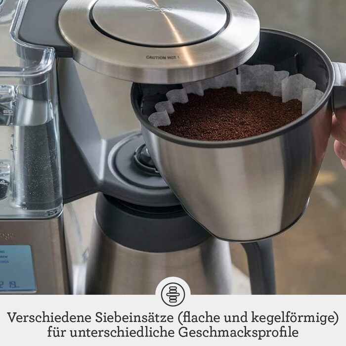 Кавоварка фільтраційна Sage The Precision Brewer Thermal, крапельна, нержавіюча сталь
