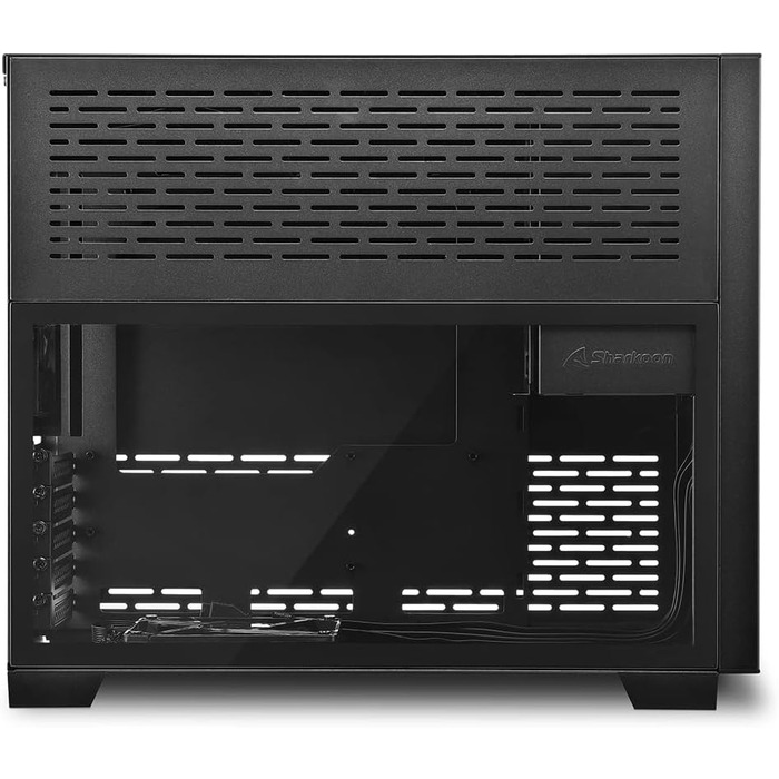 Корпус для ПК Sharkoon MS-Y1000 Black Micro-ATX, чорний, для ігрових та офісних комп'ютерів