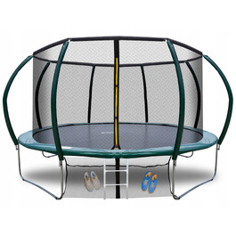 Батут із захисною сіткою FIT-NET 374 см FT 12 (365-374 см)