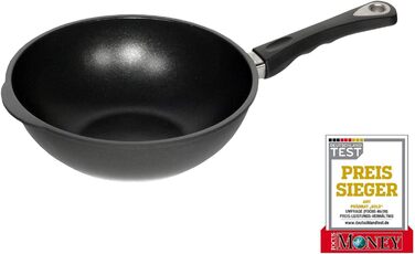 Wok AMT Gastroguss 32 см, алюмінієвий, індукційний, антипригарне покриття Lotan, литий, з ручкою
