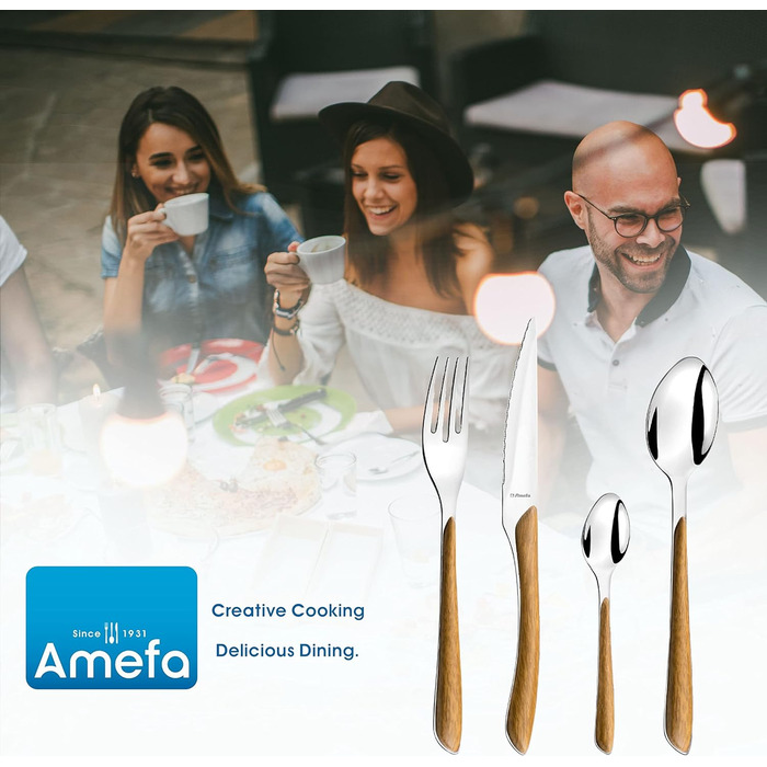 Набір столових приборів із 24 предметів для 6 осіб Amefa