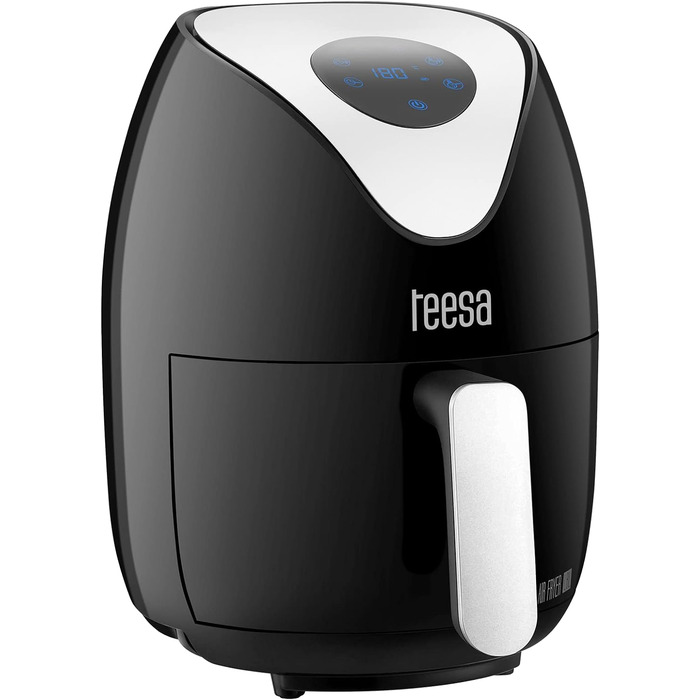 Цифрова аерофритюрниця TEESA 1.8 л, без олії, чорна