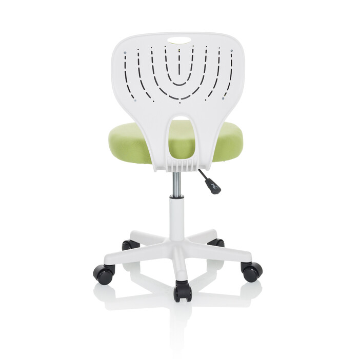 Дитячий стілець для письмового столу KIDDY TOP W, оббивка тканина, зелений, hjh OFFICE