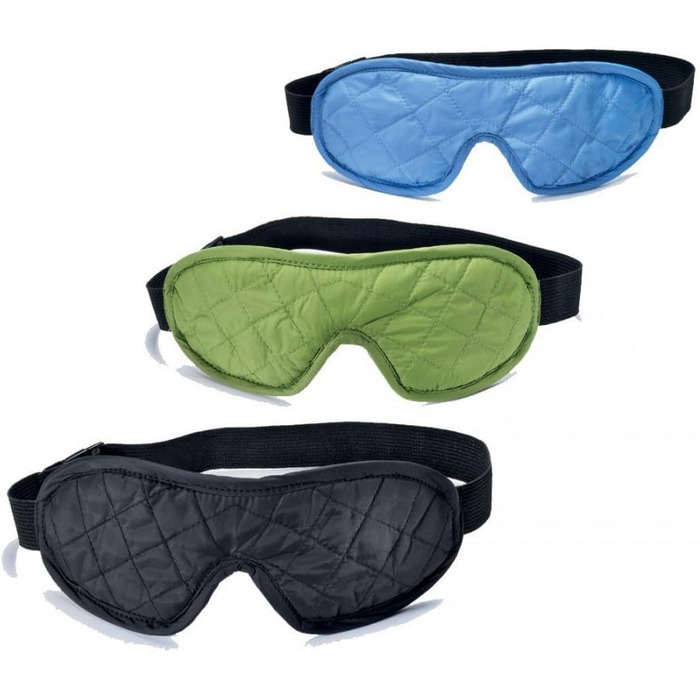 Маска для сну Schlafbrille Eye Shades de Luxe, васабі/сірий, універсальний розмір